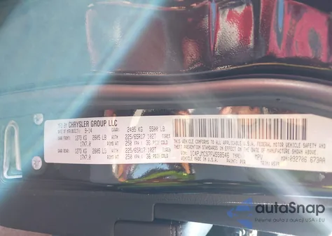 2015 Jeep Cherokee Latitude из США, поврежденный, VIN 1C4PJMCS7FW558546